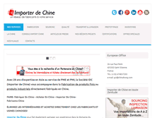 Tablet Screenshot of importerdechine.com